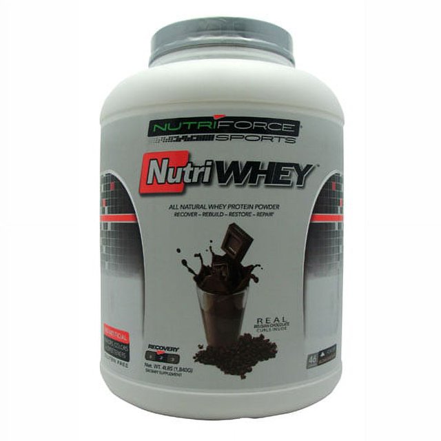 NutriForce Sports NutriWhey All Natural Whey Protein Powder Belgian