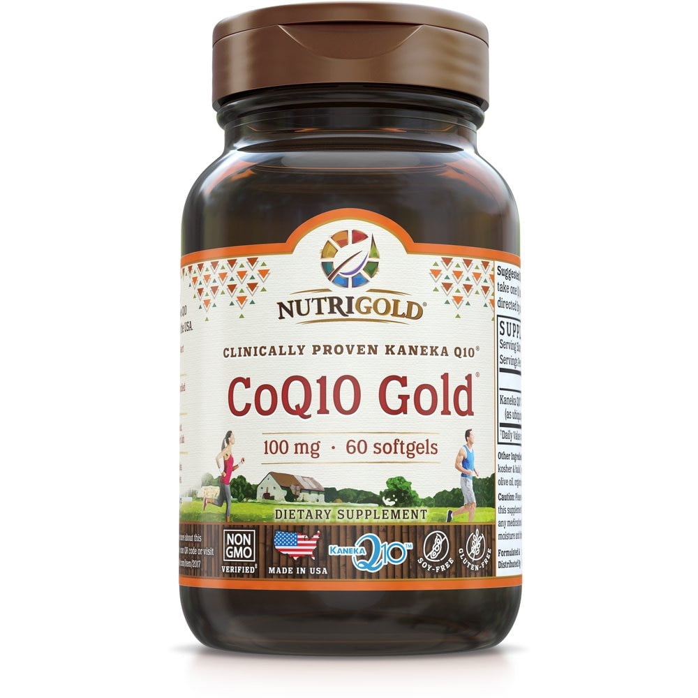 NutriGold CoQ10 Gold 100 mg 60 Softgels