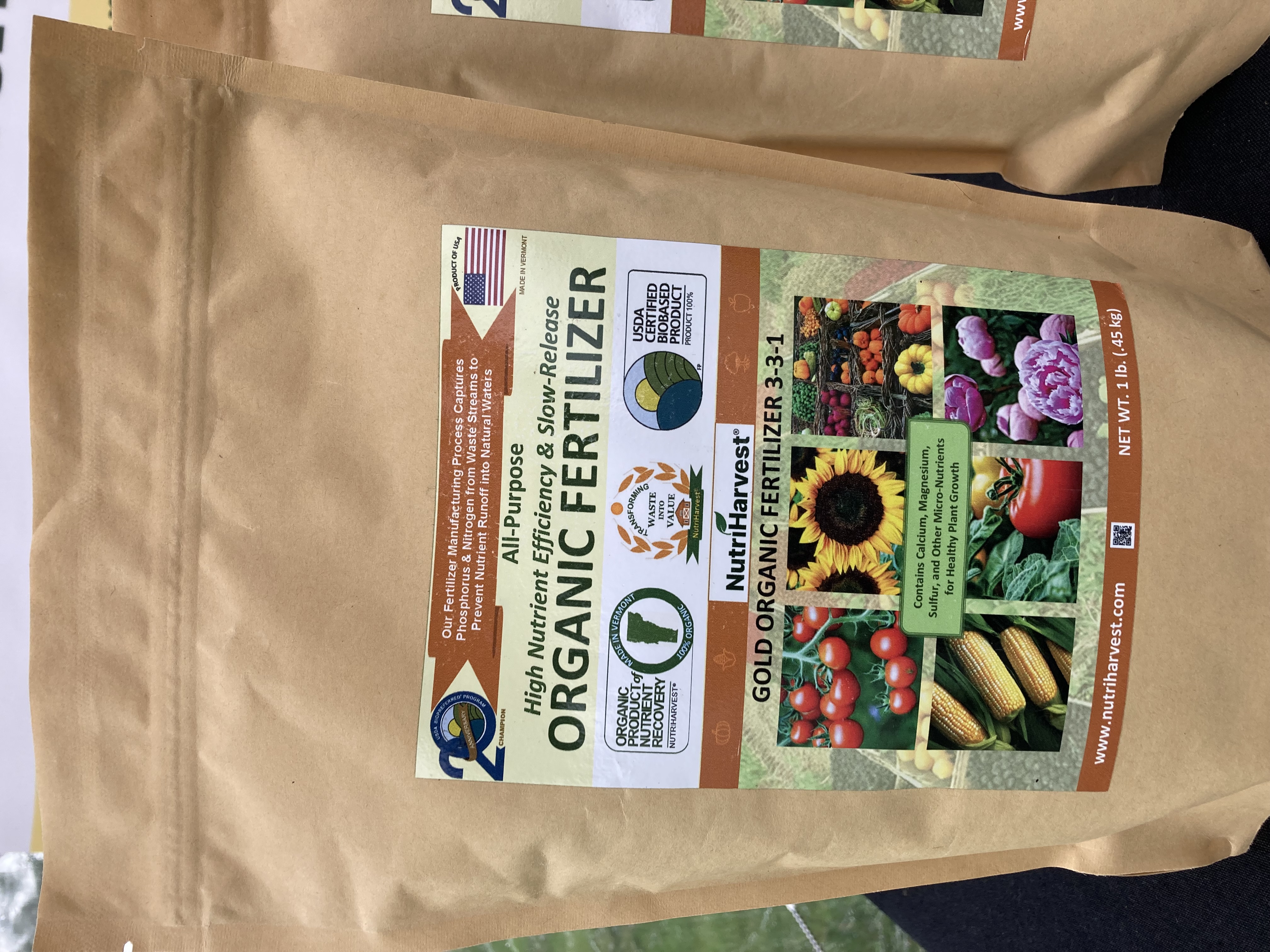 NutriHarvest ® Gold Organic Fertilizer 331, 1 lb. Bag, Fertilizer