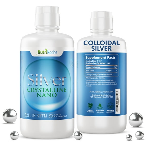 NutriNoche Colloidal Silver, 32 Ounces