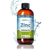 NutriNoche Liquid Zinc 99.99% Ultra Pure Crystalline Nano Zinc Particles 8 Ounce