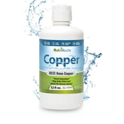 NutriNoche Pure Crystalline Liquid Copper Supplement - Colloidal Minerals, 32 Ounce