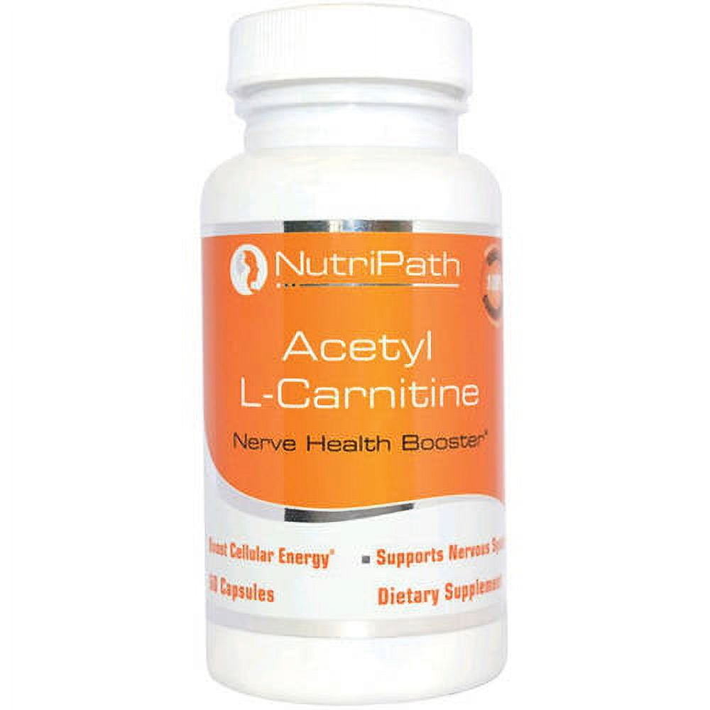 NutriPath Acetyl LCarnitine Nerve Health Booster Dietary Supplement