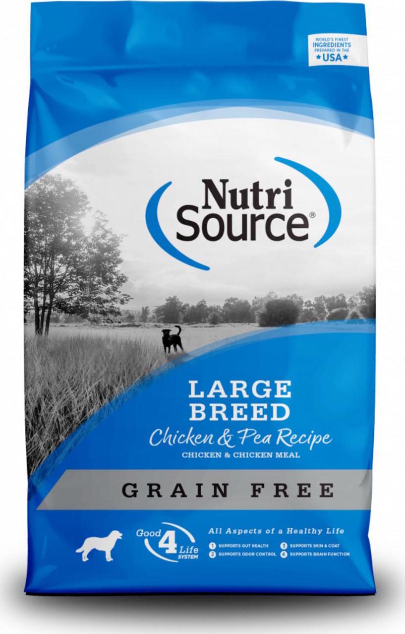 Illustration of Grain-Free Dog Food For Large Specific Breed Sizes