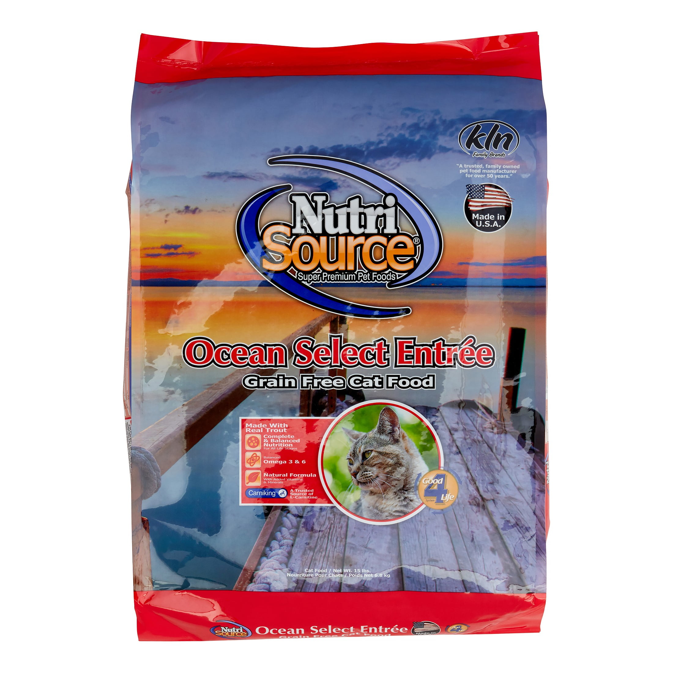 Nutrisource ocean select cat 2024 food