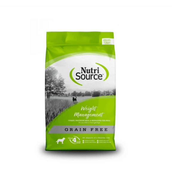NutriSource Grain Free Weight Management Dry Dog Food 12 lb