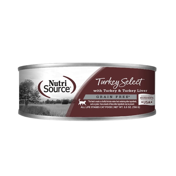 NutriSource Grain Free Wet Cat Food, Cat & Kitten, Turkey and Turkey Liver, 5.5 Ounce Pack of 12 — Construction & DIY Use, Standard Hardware Spec