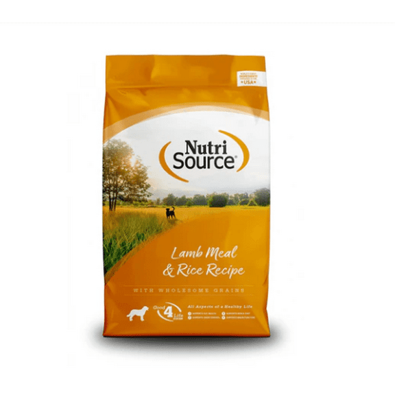 NutriSource Lamb Meal & Rice Dry Dog Food 26 lb