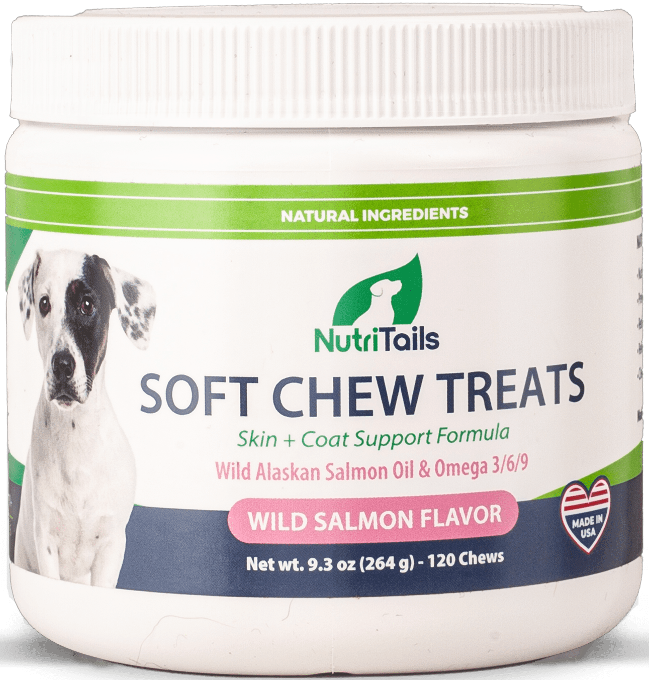 Salmon oil top dog treats