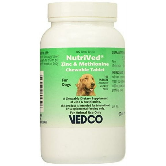 NutriVed Zinpro for Dogs (100 CHEWABLE Tablets)