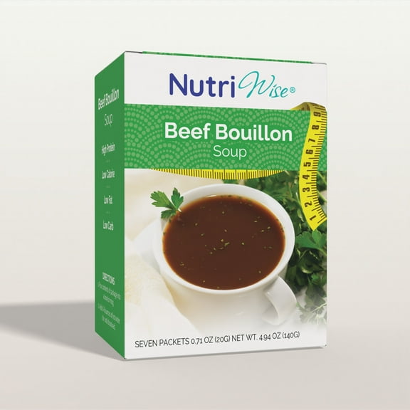 NutriWise Protein Soup | Beef Bouillon (7ct)
