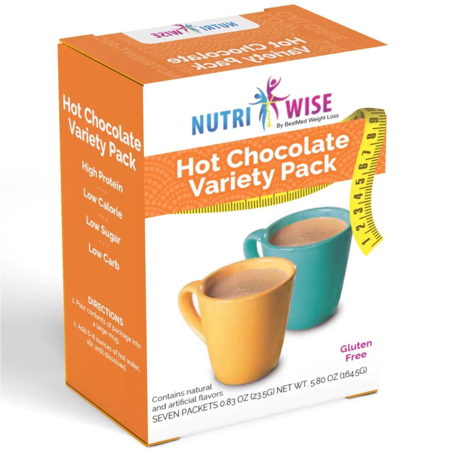 NutriWise® Hot Chocolate Variety Pack (7/Box)