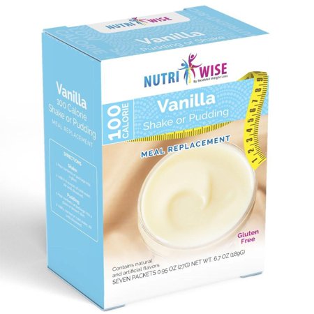 NutriWise® Vanilla 100 Calorie Shake or Pudding (7/Box)