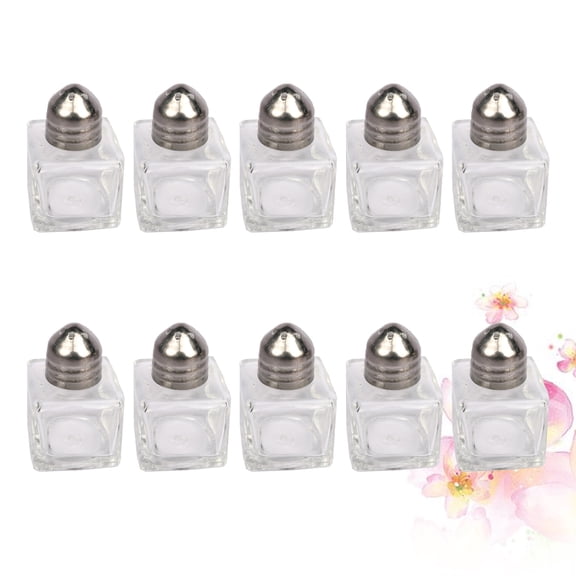 VORCOOL 10Pcs Transparent Seasoning Bottle Oil Pot Kitchen Storage Bottle for Sauce