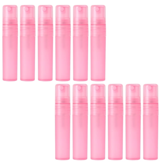 VORCOOL 12Pcs Rosy Small Bottle Perfume Sprayer Reusable Leak Proof Dispenser for Liquid Storage