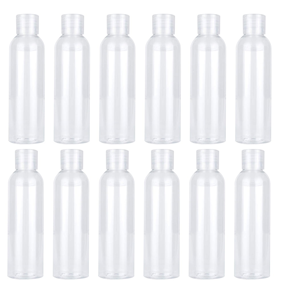 Nutrianeous 12pcs 120ml Plastic Empty Bottles with for Shampoo Liquid Body Soap