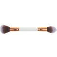 Nutrianeous Doubleended Wooden Handle Nylon Bristles Makeup Brush