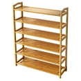 thumbnail image 1 of Nutrianeous Shoe Rack 6-Tier Bamboo Shoe Rack Organizer for Entrance Porch Balcony, 1 of 10