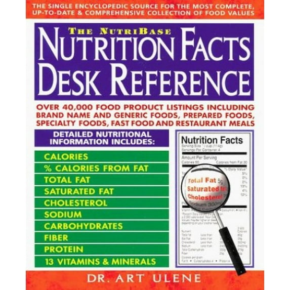 Pre-Owned The NutriBase Nutrition Facts Desk Reference (Paperback) 0895296233 9780895296238