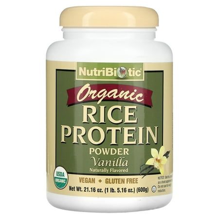 Organic Rice Protein Vegan by Nutribiotic - 1 Pound