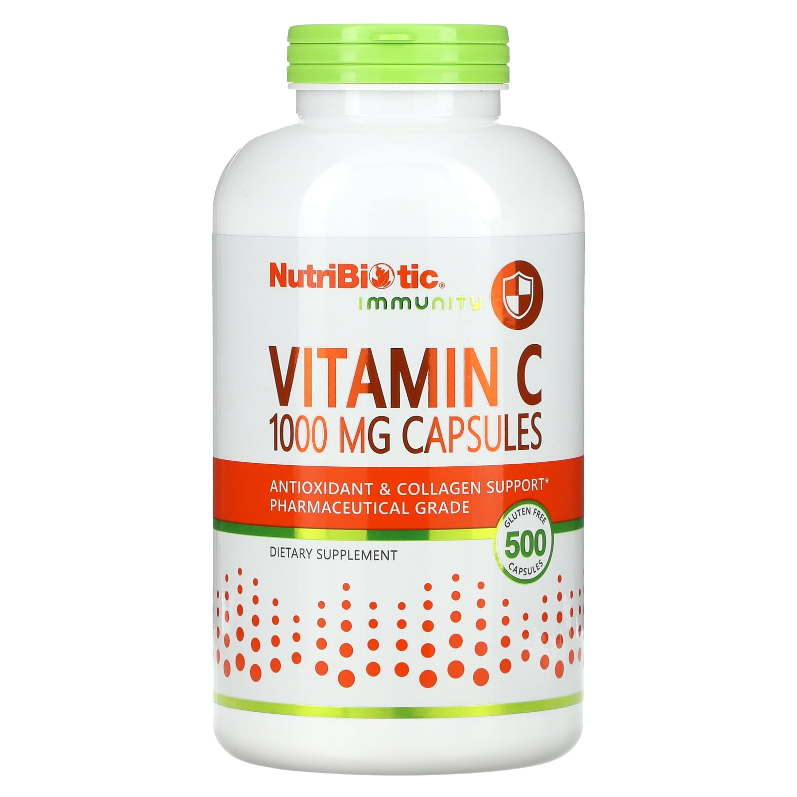 Nutribiotic Vitamin C Pharmaceutical Grade 1000 mg. 500 Capsules