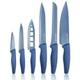 thumbnail image 1 of Nutriblade 6-Piece Steak Knives Set by Granitestone Stainless Steel Serrated Blades with Comfortable Handles, 1 of 7