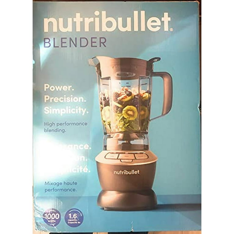 Nutribullet 1000w Blender High Performance BPA-Free 56oz Pitcher Cold Hot  Liquids Soups
