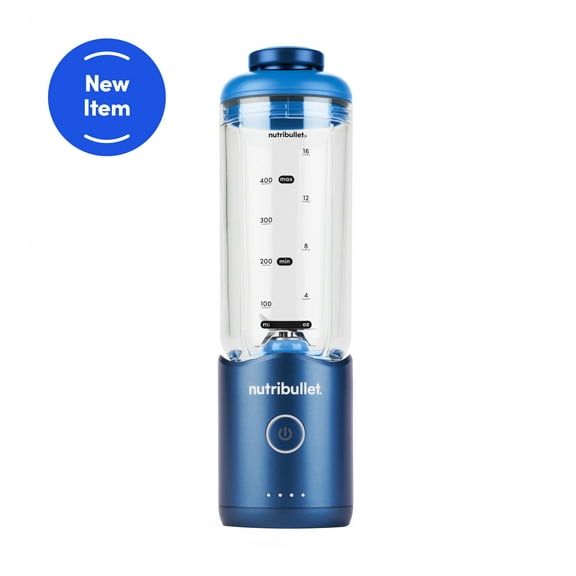 nutribullet Flex portable blender NBPB10200BB, Sapphire Blue, 20oz