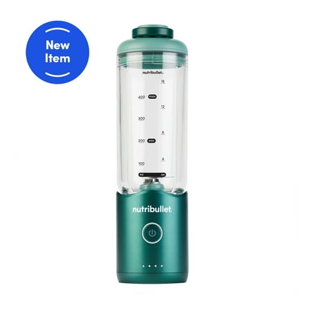 nutribullet Flex portable blender NBPB10200EG, Forest Green, 20oz