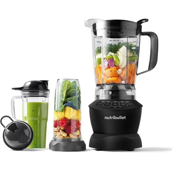 Nutribullet NBF50700AK Black Blender Combo Black