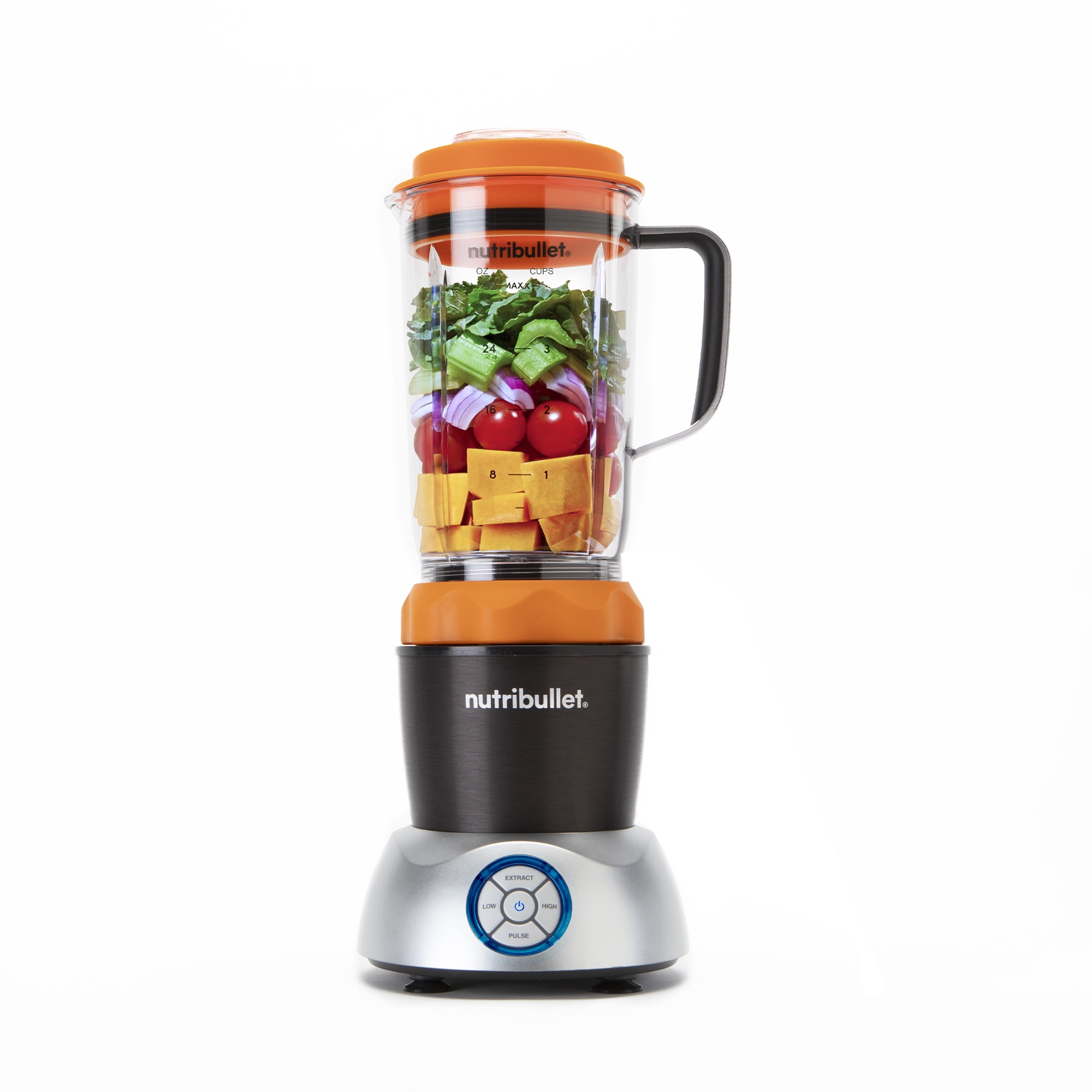 Nutribullet Select Blender with Versatile Controls, Orange, 1000 Watts, Cold or Hot Foods