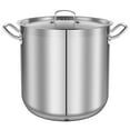 thumbnail image 1 of Nutrichef 40 Quart Heavy Duty Induction Soup Pot W/ Stainless Steel Lid & Strong Riveted Handles, 1 of 8