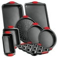 thumbnail image 1 of Nutrichef 8-piece Steel Non-stick Bakeware Set, 1 of 7