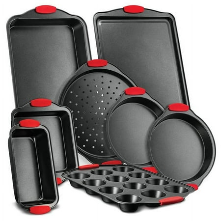 Nutrichef 8-piece Steel Non-stick Bakeware Set