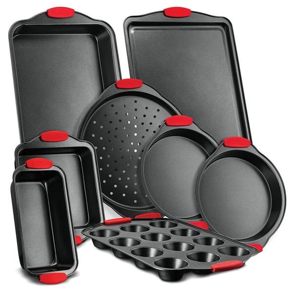 Nutrichef 8-piece Steel Non-stick Bakeware Set