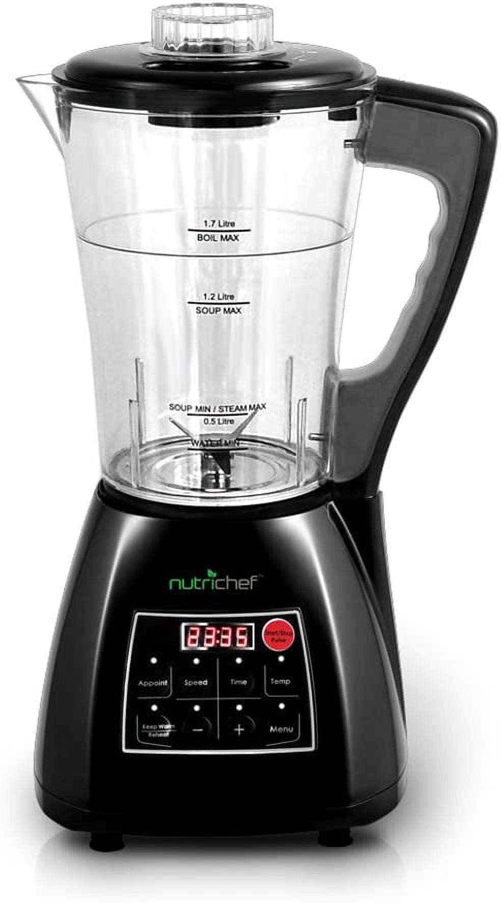 bathivy Soup Maker, Automatical Multi-Function Fresh Soup and Smoothie Make  Machine | 2 Liters, 6 Functions, Stainless Steel, LED Display | Blend
