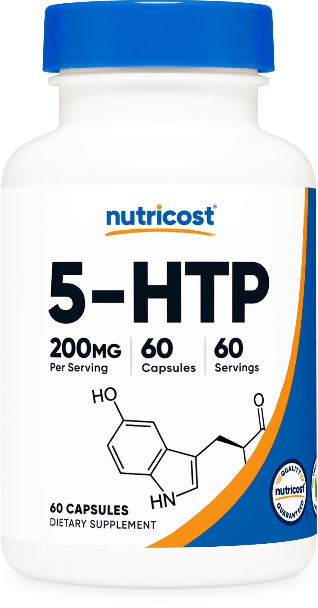 Nutricost 5HTP 200mg Supplement, 60 Capsules (5Hydroxytryptophan