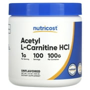 Nutricost Acetyl L-Carnitine ALCAR Powder Supplement, 100 Grams, 1g Per Serving
