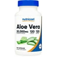 thumbnail image 1 of Nutricost Aloe Vera 100mg, 120 Capsules - Gluten Free, Non-GMO Supplement, 1 of 5