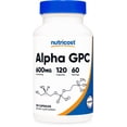 thumbnail image 1 of Nutricost Alpha GPC Supplement 600mg, 120 Capsules, 300mg Per Capsule, 1 of 5