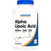 Nutricost Alpha Lipoic Acid, 600 mg, 240 Capsules