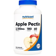 Nutricost Apple Pectin Capsules 2,100mg Per Serving, 180 capsules, 60 Servings - Gluten-Free