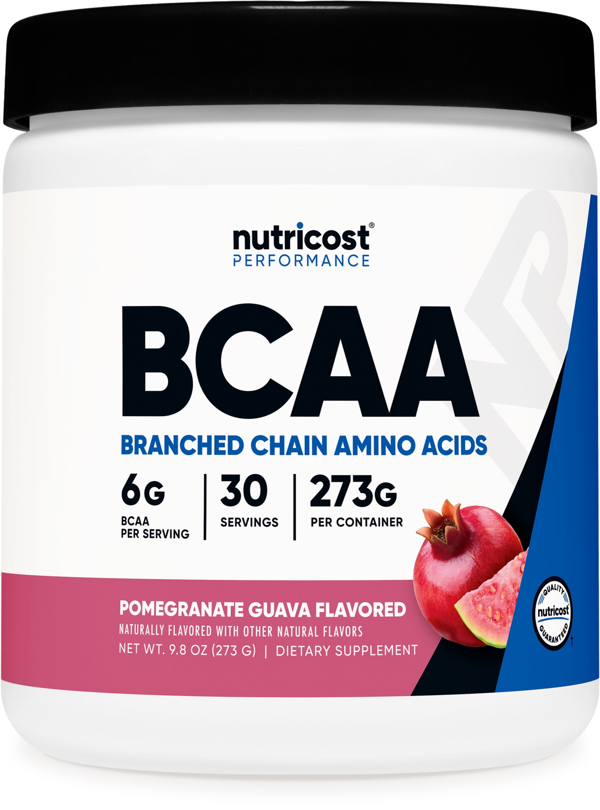Nutricost BCAA Powder 2:1:1 (Pomegranate Guava, 30 Servings) - Branched Chain Amino Acids