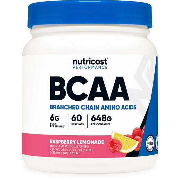 Nutricost BCAA Powder (Lemon) 60 Servings Supplement