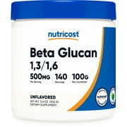 Nutricost Beta Glucan Supplement Powder 100 Grams 140 Servings