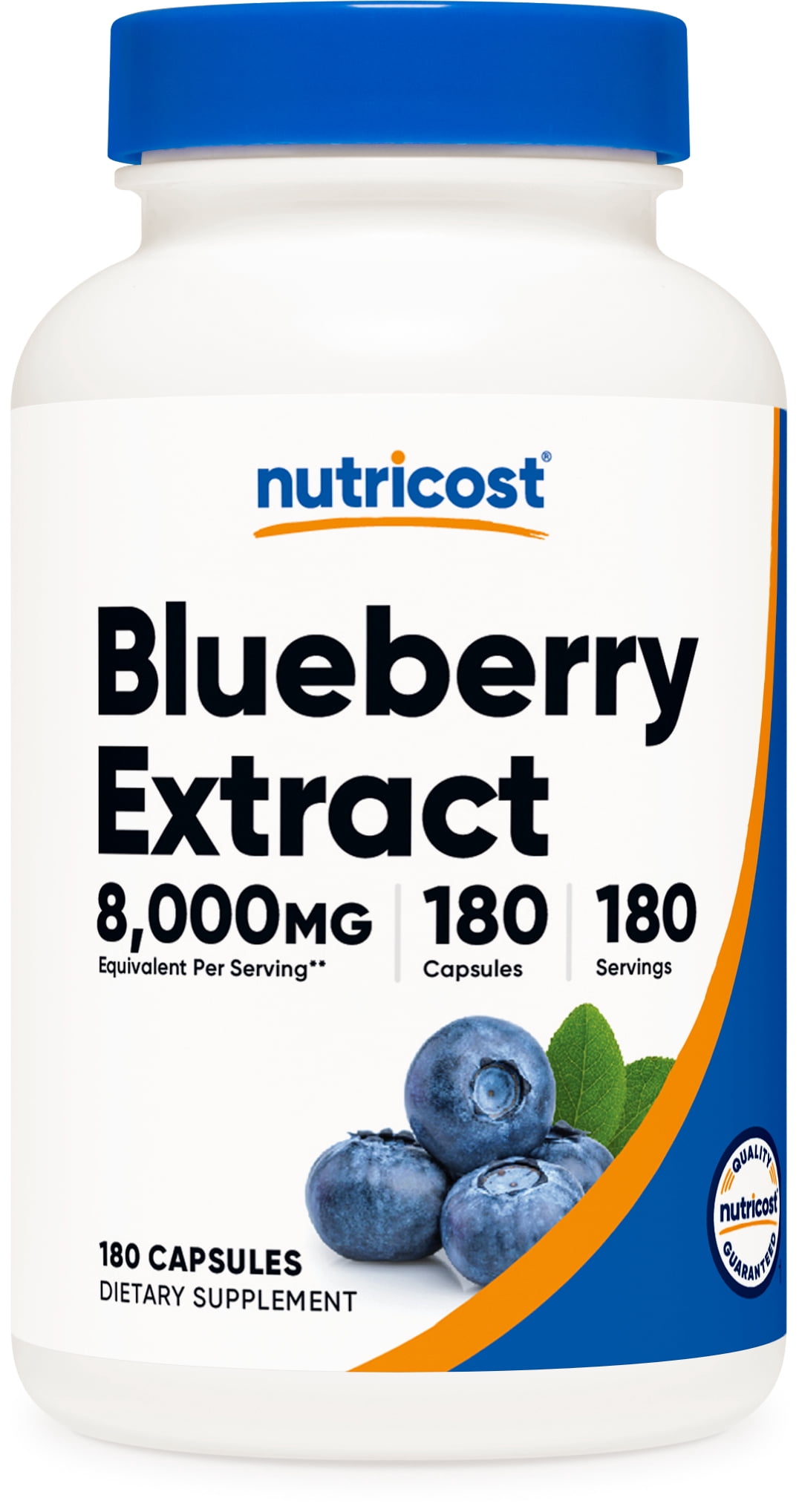 Nutricost Blueberry Extract 8000mg Strength, 50:1 Ratio, 180 Vegetarian ...