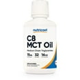 thumbnail image 1 of Nutricost C8 MCT Oil 16oz - Keto, Paleo, Non-GMO Supplement, 1 of 5