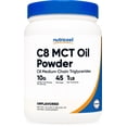 thumbnail image 1 of Nutricost C8 MCT Oil Powder 1LB (16oz) - 95% C8 MCT Oil Powder Supplement, 1 of 5