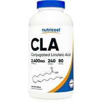Nutricost CLA (Conjugated Linoleic Acid) Supplement 800mg, 240 Soft Gels