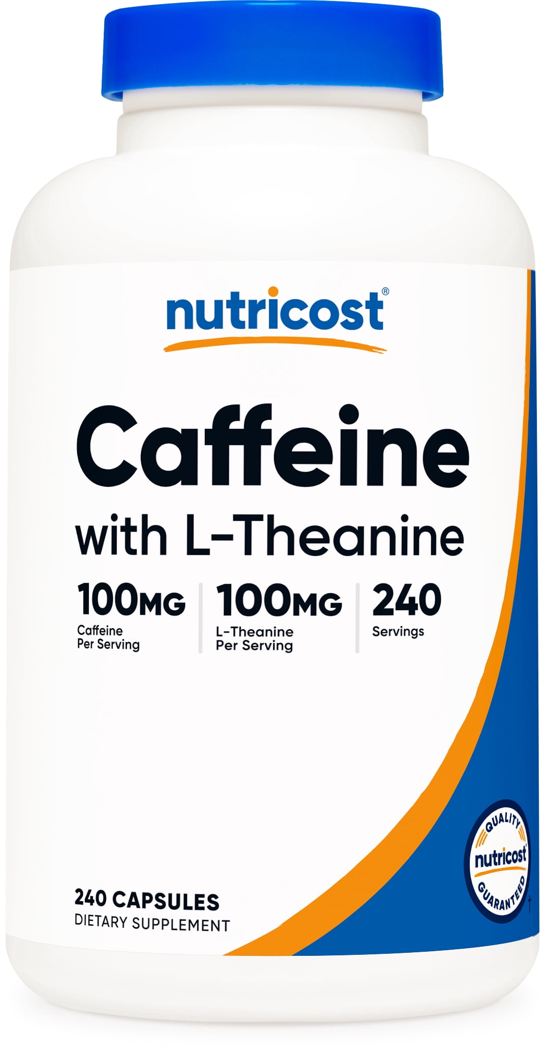 l carnitine and l theanine for adhd Nutricost Caffeine with L-Theanine Supplement, 100mg Each, 240 Capsules